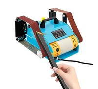 950W 220V 800-6000 tr/min Ponceuse ponçage à bande électrique à double axe ponceuse à disque rectifieuse à bande abrasive meuleuse à double axe à ruban Meuleuse d'établi