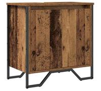[9519416]Armoire sdb Meuble salle bain - Cabinet de Lavabo Bois Ancien 60x35x60cm Bois d'ingénierie,Poids:13.68 Kg