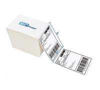 9527 Product Fanfold Lot de 500 étiquettes d'expédition thermiques directes perforées Blanc 10,2 x 15,2 cm