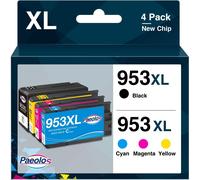 953 XL Lot de cartouches d'encre compatibles avec HP 953 953XL pour HP OfficeJet Pro 7740 7720 8710 8715 8740 8720 8718 7730 8728 8719 8730 8725 8210 8228 18, noir cyan magenta jaune