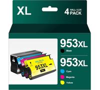 953XL 953 XL Ink Cartridges Replacement for HP 953 XL for HP Officejet Pro 8720 8730 7740 7730 7720 8718 8725 8715 8728 8218 8719 8740 8210 8216 8216 8216 710 cm Black Cyan Magenta Yellow,4
