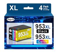 953XL 953-XL Pack de 4 Cartouches d'encre Remplacement Compatible pour HP 953XL 953 XL pour HP Officejet Pro 7740 8730 8710 8715 8718 8719 8720 8725 8740 8218 7720 7730