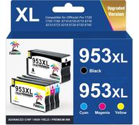 953XL 953 XL Remanufactured Ink Cartridge for HP 953 XL Cartridge Compatible with HP OfficeJet Pro 8720 8730 7740 7720 7730 8210 8718 8710 8725 8715 8728 8218 8719 8715 740 Pack of 4)