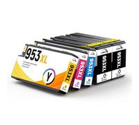 953XL Lot de 5 cartouches d'encre compatibles avec HP 953 953XL pour HP Officejet Pro 8710 7740 7720 8210 8720 7730 8218 8715 8718 8725