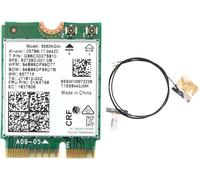 9560NGW Carte WiFi+Antenne 1730Mbps sans AC 9560 Double Bande 2.4G+5G BT 5.0 802.11Ac M.2 CNVI 9560NGW Adaptateur sans