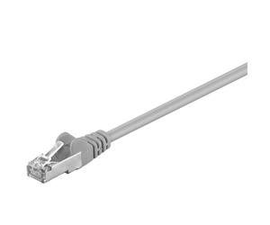 [95624] Goobay CAT 5e Câble Patch, SF/UTP, Gris, 25 m conducteur en aluminium...
