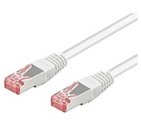 95656 Patch cord S/FTP 6 Line Cu LSZH blanc 25 m sans halogène 28AWG Goobay