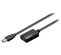 95727 Câble USB 3.0 USB Femelle A, USB A Mâle 5m Noir 5Gbps Goobay
