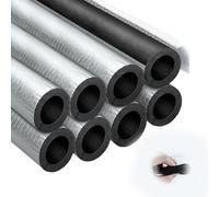 95cm Tuyau D'isolation Thermique de climatiseur, isolation tuyaux chauffage, ID22-48mm Manchon Isolation en Papier D'aluminium, pour Protection Extérieure Gel(89mm*20mm*95cm)