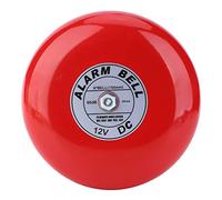 95Db Cloche D’Alarme Incendie, 6 inch Métal Cloche D’Alarme de Sécurité Électrique DC 12V/24V Sonnette Ronde, pour École, Maison, Usine Et Industriel (DC12V)