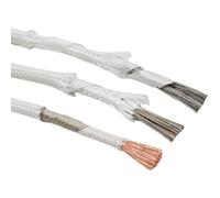 95ft Mica High Temp Wire, 500-800℃ Rating, Pure Copper/Nickel Conductor, 20-9 AWG Single Core Heating Cable(Pure Copper,17AWG 1mm2)
