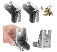 95Street Pied Table Rabattable,4 PCS Cadre de Support Pliable Pliable Verrouillage Extension Table Lit Jambe Pieds Pliable Support de Fixation,Rallonge de Table Pliante de Cuisine