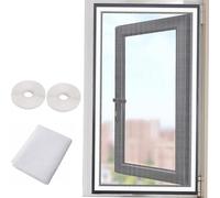 95x125cm Moustiquaire Fenêtre, moustiquaire fenetre ajustable, de verre Ignifugation Durable, Filet moustiquaire anti-insectes Mouches,Tissu moustiquaire