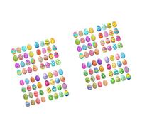 96/144 points Autocollant motif lapins de dessin animé pour scrapbooking, étiquette d'emballage décorative pour sceau, enveloppe, autocollant de vacances