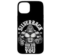 96,4% Silverback Gym Clothing Body Building Strongman Coque pour iPhone 15 Plus