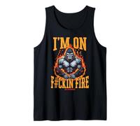 96,4% Silverback Gym vêtements Bodybuilding Strongman Fire Débardeur