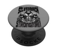 96,4% Silverback Gym Vêtements de Musculation, Strongman, Singe PopSockets PopGrip Adhésif