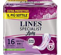 96 absorbants Lines Specialist Mini Plus Femme pour pertes d'urine