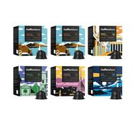 96 capsules de café compatible avec machines Nescafé Dolce Gusto - Kit dégustation Nescafé 96 Dosettes-Capsules de Café Dolce