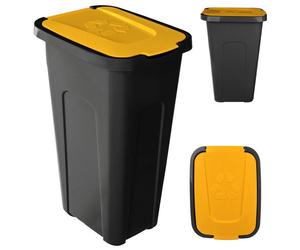 <96> KADAX Sorta poubelle 30L noir/jaune