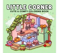 96 pages/234g, Autre 219g) Le Petit Coin : Livre de coloriage pour adultes et adolescents, design d'espace douillet super mignon et confortable (Coloriage d'espace douillet), cadeau pour les amis, les