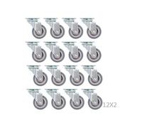 vidaXL 96 pcs Roulettes pivotantes 50 mm