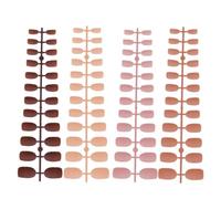 96 Pièces Capsules D'ongles Faux Longs à Bout Rond