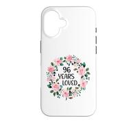 96 Years Loved Women Men 96 Years Old Cool 96th Birthday Coque pour iPhone 16