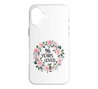 96 Years Loved Women Men 96 Years Old Cool 96th Birthday Coque pour iPhone 16 Plus