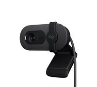 Logitech Webcam Brio 100 Full HD – micro intégré, volet de confidentialité, USB-A – Graphite