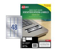 960 Etiquettes ultra-résistantes métalliques - Laser - L6009-20