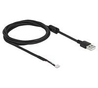 96001 Câble USB 2.0 USB A mâle, connecteur coudé 4pin DELOCK