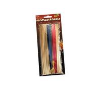 9608 kit paille - lot de 75 craft pailles et cordon 3 m or, multicolore
