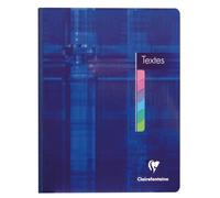 Clairefontaine Cahier de texte 9626C – 17x22 cm – 144 p. grands carreaux – 90 g – couleur aléatoire