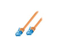 96299 Cordon de brassage U/UTP 6a Line Cu PVC orange L: 0,5m 32AWG Goobay