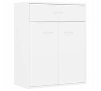 964320& Bahut de Rangement Pour séjour - Buffet blanc 60x30x75 cm - Bois - Panneaux de particules