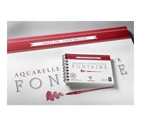 [96436C] Clairefontaine Bloc Fontaine 25 feuilles grain fin 10x15 300g Carte ...
