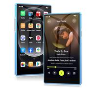 96Go Lecteur MP3 avec Bluetooth WiFi, Lecteur MP4 avec Écran Tactile 5 P'' | Lecteur de Musique avec Haut-parleurs, Baladeur MP3 avec Spotify, Deezer, Amazon Music, Bleu & Blanc