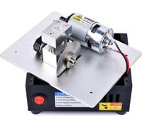 96W Mini scies de table de précision Banc multifonctionnel de travail du bois 5000 tr / min Tour Ponceuse électrique à polir