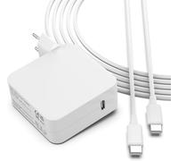 96W USB C Chargeur Adaptateur Secteur Compatible avec Mac Book Pro MacBook 13"" 15"" 2016 2017 2018 2019 2020 Compatible MacBook Air iPad Pro Samsung Huawei Xiaomi avec 2M Câble