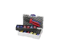 97 90 21 Pince à sertir pour cosses isolées, pour connecteurs enfichables isolés, pour connecteurs de jonction isolés 0.5 à 6 mm² assortiment à