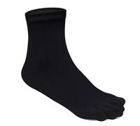 97% coton Chaussettes à orteils Taille 39-43 Chaussettes à cinq doigts Chaussettes pour homme Pour le quotidien, Noir, 39-43