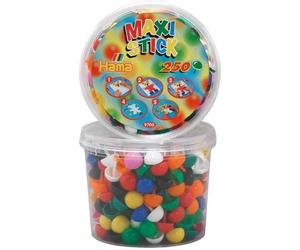[9700] Hama Maxi Stick Perles à piquer, dans un pot, 250 pièces