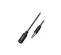97113 Câble Jack 3,5mm Femelle 3pin,Jack 3,5mm 3pin Mâle 1m Goobay