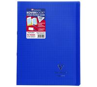 [971422C] Clairefontaine Koverbook piqué polypro transparent Bleu marine 21x2...
