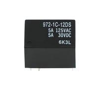 972-1C-12DS 972-1C-12DS 972-1C-12DS relais faible puissance 12VDC DC12V 12V 5A 6PIN(5PCS)