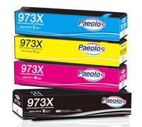 973X Cartouches d'encre compatibles avec HP 973X Noir pour HP PageWide Pro 452dn 452dw 452dwt 552dw 477dn 477dw 477dwt 577dw 577z P55250dw, MFP P57750dw (1 Noir, 1 Cyan,1 Magenta, 1 Jaune)