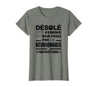 974 - Désolé cette femme est deja prise par un réunionnais T-Shirt
