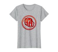 974 Ile de la Réunion - Rouge Bord de mer T-Shirt, Femme, Gris Chiné, S