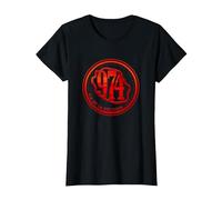 974 Ile de la Réunion - Rouge Bord de mer T-Shirt, Femme, Noir, L